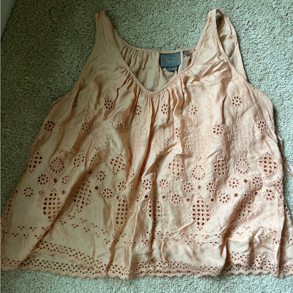 gorgeous light coral/pink blouse from ANTHROPOLOGIE